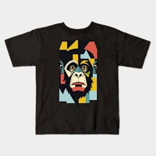 Portrait of Monkey Kids T-Shirt